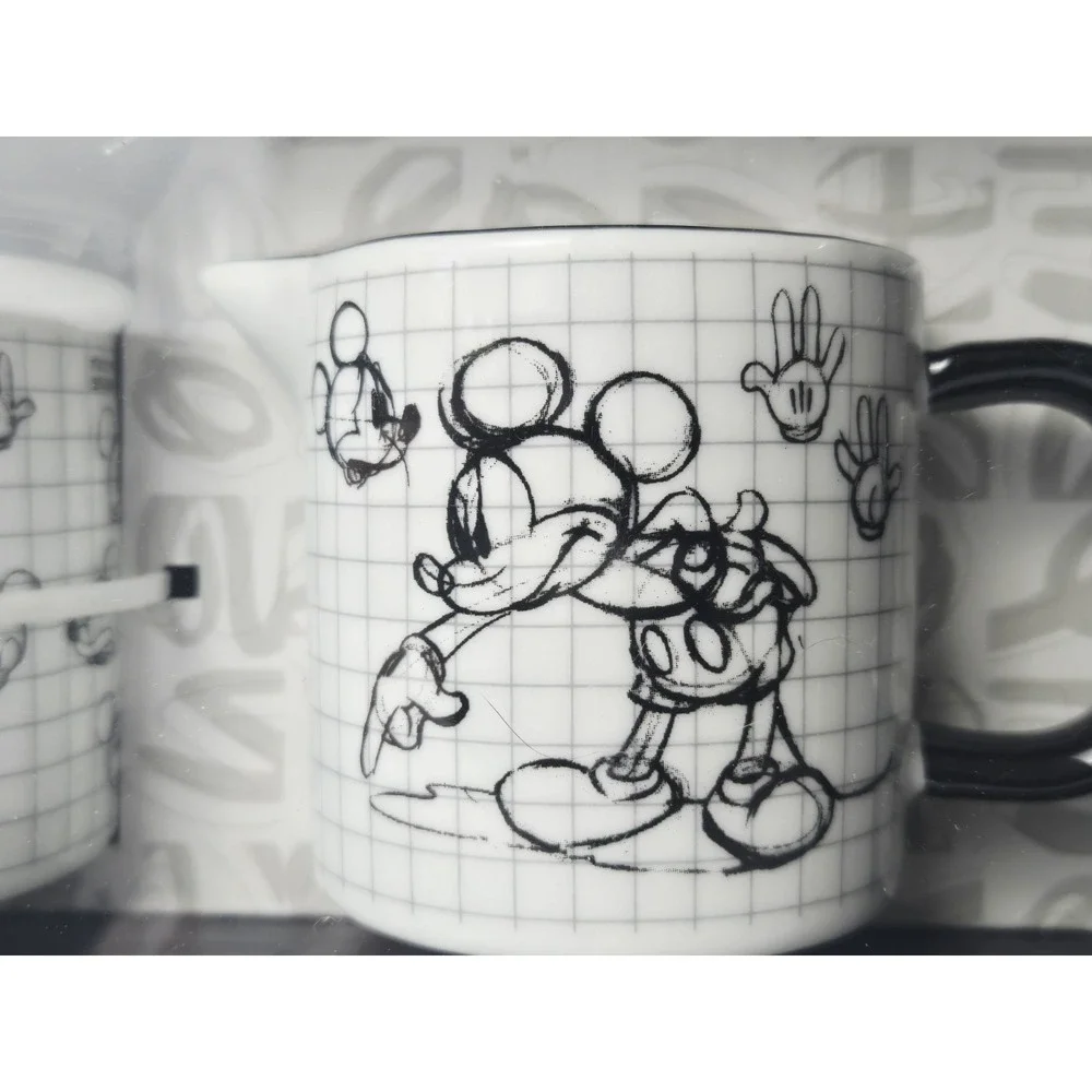Disney Sketchbook sugar‎ and creamer set NEW Mickey Mouse
